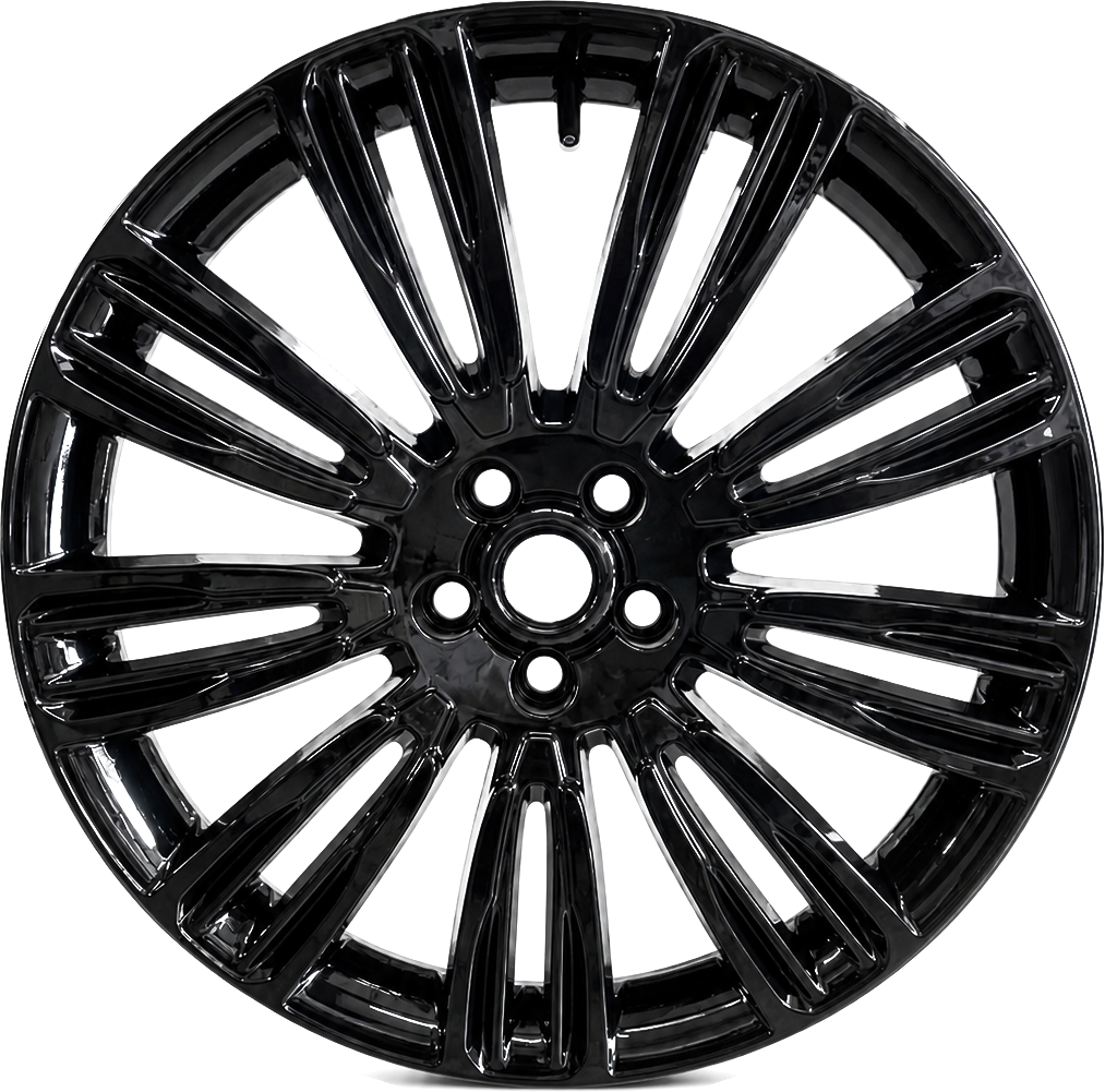 Premium black gloss alloy wheel